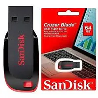 SanDisk Cruzer Blade 64GB USB 2.0 Flash Drive FAST DOWNLOAD-thumb1