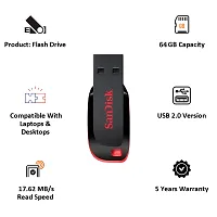 SanDisk Cruzer Blade 64GB USB 2.0 Flash Drive FAST DOWNLOAD-thumb2