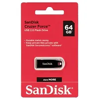 SanDisk Cruser Blade 64 GB Pen Drive  (Red, Black)-thumb1