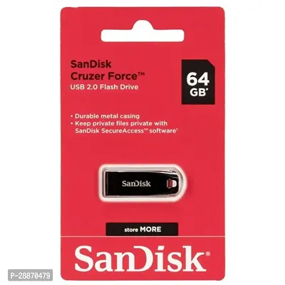 SanDisk Cruser Blade 64 GB Pen Drive  (Red, Black)-thumb2