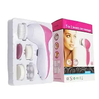 5 in 1 Portable Electric Facial Cleaner Battery Powered Multifunction Massager Assorted Color-thumb2