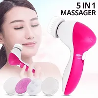 Portable Electric Facial Cleaner Battery Powered Multifunction Massager-thumb2