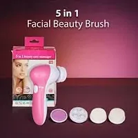 5 in 1 Portable Electric Facial Cleaner Battery Powered Multifunction Massager-thumb1