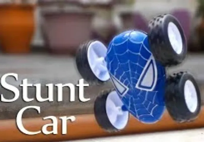 Trendy Spiderman Stunt Car Toys For Kids