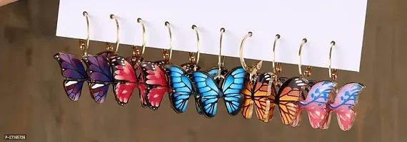 AzivaaFashion Butterfly Small Studs For Women  Girls Pair Of 5-thumb3