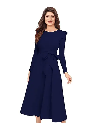 Stylish Solid Dress For Women