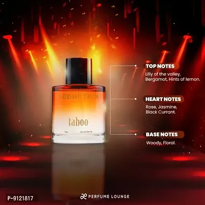 Taboo Seduction by Perfume Lounge| Premium  Long Lasting, Skin Friendly Fragrance Perfume for Women | Gift For Women | Birthday Gift for Girlfriend- 100 ml-thumb4