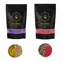 Calming Combo Pack Of Lavender Chamomile Tea 50g And Hibiscus Rose Tea 50g-thumb3