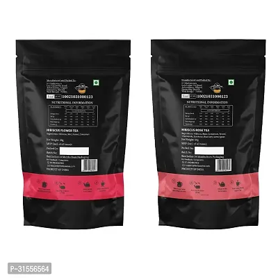 Calming Combo Pack Of Lavender Chamomile Tea 50g And Hibiscus Rose Tea 50g-thumb5