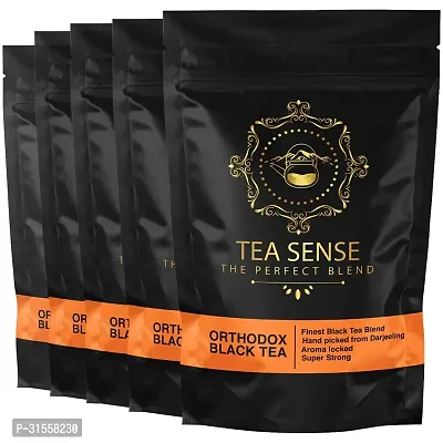 Orthodox Black Tea - Fresh, Flavorful  Aromatic (500 gm) Pack Of 5-thumb0