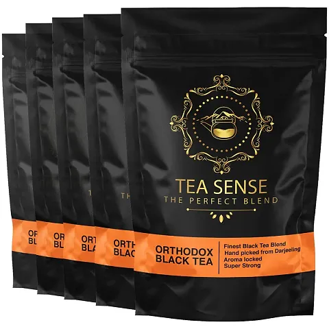 Orthodox Black Tea - Fresh, Flavorful  Aromatic (500 gm) Pack Of 5