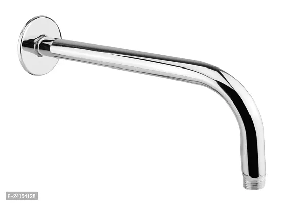 Useful Premium Chrome Plated and Premium Finishing SS Square Shower Arm, SS Bush, Heavy (18 Gej) With Square Flange