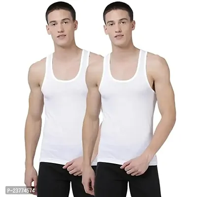 AMUL COMFY Men's(Gents) 100% Cotton Vest in White Color.It is A 2-pc Pack!!