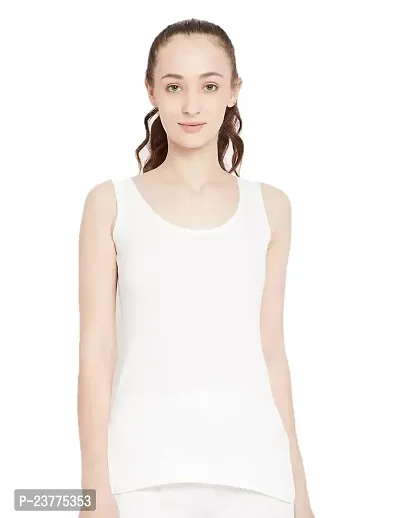 NEVA Ladies ( Women ) Winter Thermal Upper.Its a Sleeveless Body Warmer in Off-White Color.It is A 1-pc Pack!!-thumb0