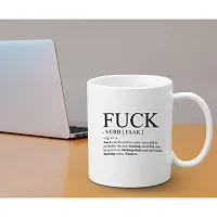 Creative Dons Fuck Printed White Ceramic Coffee Mug Tea Cups 350ml-thumb2