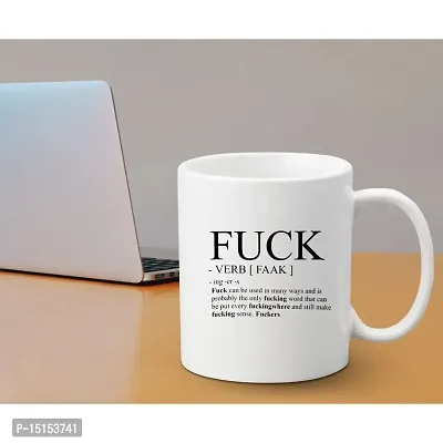 Creative Dons Fuck Printed White Ceramic Coffee Mug Tea Cups 350ml-thumb3