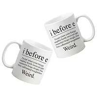 Creative Dons Text Printed White Ceramic Coffee Mug Tea Cup (350ml)-thumb1