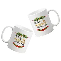 Creative Dons Christmas Hallmark Printed White Ceramic Coffee Mug Tea Cups 350ml-thumb1