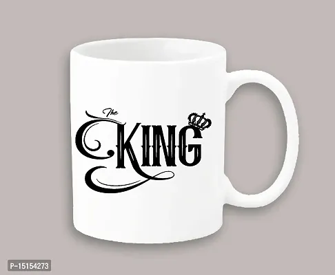 Creative Dons The King Printed White Ceramic Coffee Mug Tea Cup 350ml