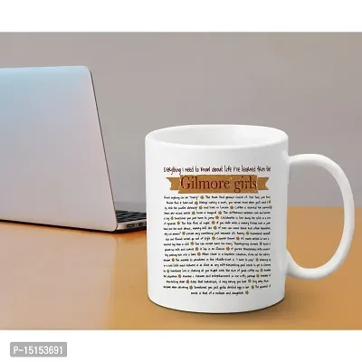 Creative Dons Text Printed Ceramic White Coffee Mug Tea Cups 350ml-thumb3