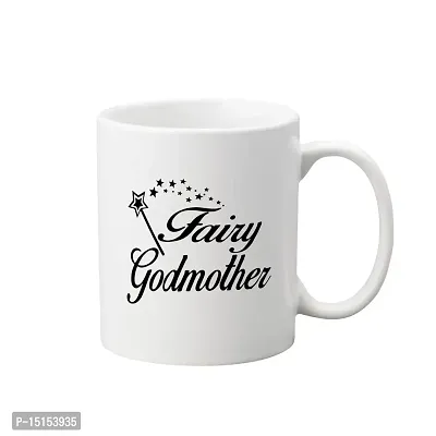 Creative Dons Fairy Godmother Printed White Ceramic Coffee Mug Tea Cups 350ml