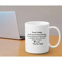 Creative Dons Dear Daddy Printed White Ceramic Coffee Mug Tea Cups 350ml-thumb2