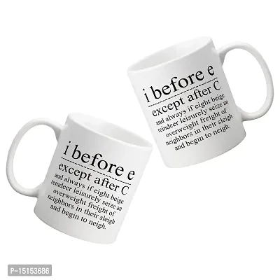 Creative Dons Text Printed White Ceramic Coffee Mug Tea Cups|350 ml-thumb2