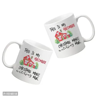 Creative Dons This is My Hallmark Printed White Ceramic Coffee Mug Tea Cups 350ml-thumb2