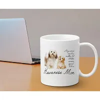 Creative Dons Dog Mom and Baby Printed White Ceramic Coffee Mug Tea Cups 350ml-thumb2