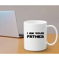 Creative Dons I Am Father Printed White Ceramic Coffee Mug Tea Cups 350ml-thumb2