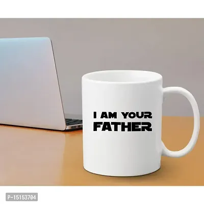 Creative Dons I Am Father Printed White Ceramic Coffee Mug Tea Cups 350ml-thumb3