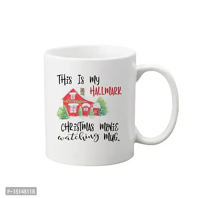 Creative Dons This is My Hallmark Printed White Ceramic Coffee Mug Tea Cups 350ml