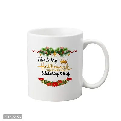 Creative Dons Christmas Hallmark Printed White Ceramic Coffee Mug Tea Cups 350ml