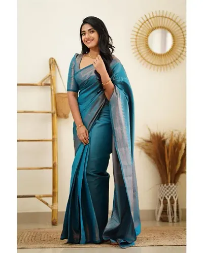 Fancy Soft Silk Lichi Silk Saree