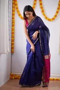 Classic Art Silk Saree with Blouse piece for Women-thumb3