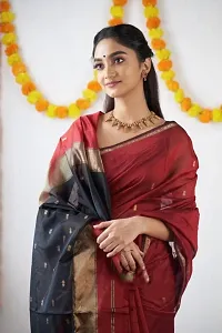 Classic Art Silk Saree with Blouse piece for Women-thumb1