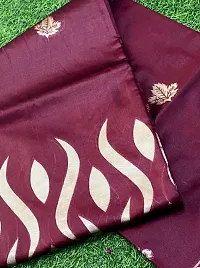 Classic Art Silk Jacquard Saree with Blouse piece-thumb1