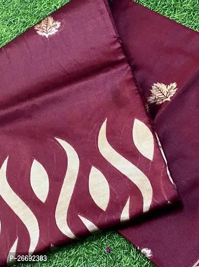 Classic Art Silk Jacquard Saree with Blouse piece-thumb2