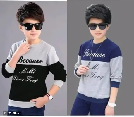 Stylish Cotton Tees For Boys-thumb0