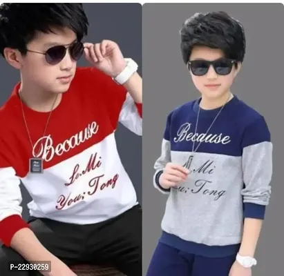 Stylish Cotton Tees For Boys-thumb0