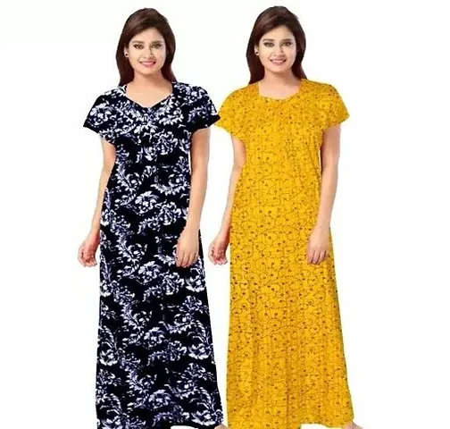 Fancy Nighty For Women Pack Of 2