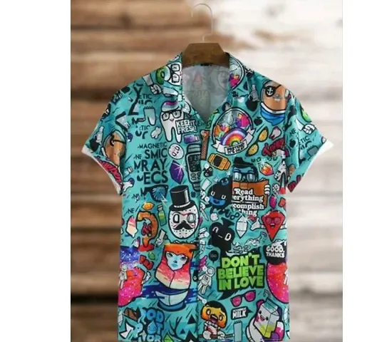 Stylish Rayon Printed Casual Shirts