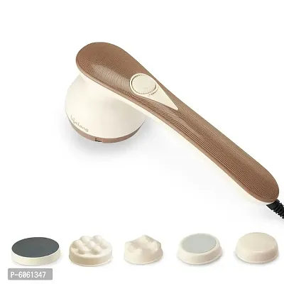 Electric Handheld Full Body Pain Relief Massager (Brown)