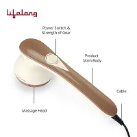 Electric Handheld Full Body Pain Relief Massager (Brown)-thumb1