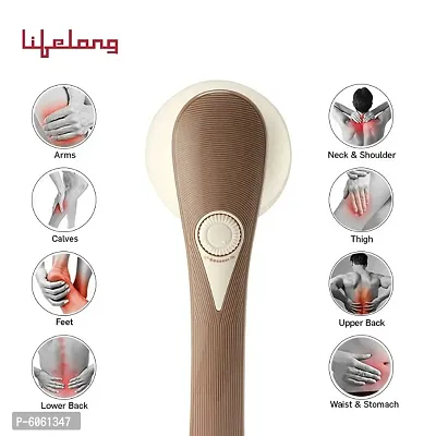 Electric Handheld Full Body Pain Relief Massager (Brown)-thumb3