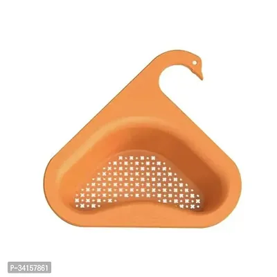 Multi Functional Kitchen Swan Design Triangle Sink Filter Corner Sink Drain Strainer Basket-thumb0