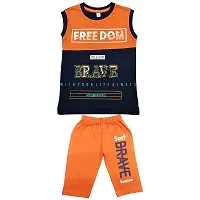 APN BOYS SLEEVELESS CUT & SEW SET DRESS (3-4YEARS, PACK OF 5)-thumb3