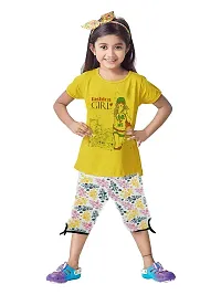 APN GIRLS WHITE FOLDING CAPRI SET (9-10 Years, PACK OF 5)-thumb4