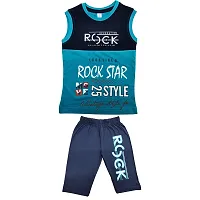 APN BOYS SLEEVELESS CUT & SEW SET DRESS (3-4YEARS, PACK OF 5)-thumb2