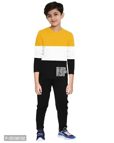 APN UNISEX OE-F/S T-SHIRTS  PANT SET (YELLOW)P(1)